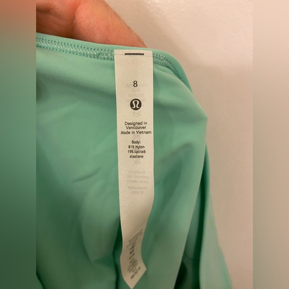 Lululemon Align T-Shirt Wild Mint Green Size 8 - Picture 5 of 7